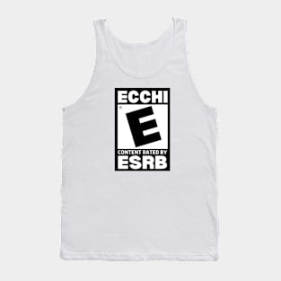 ECCHI Content Rating - Rated E Tank Top